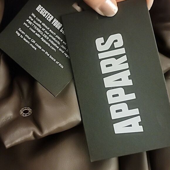 Apparis Jemma Puffer Jacket in Cocoa Womens Size XL - Picture 8 of 10